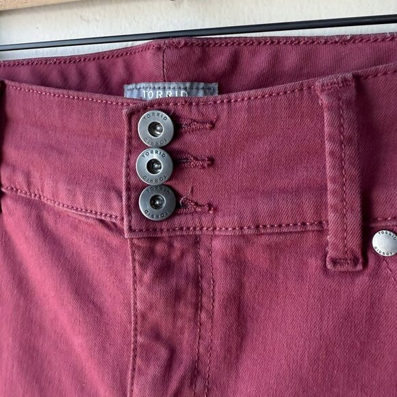 Torrid Plum Wash High Rise Jeggings - Picture 3 of 12